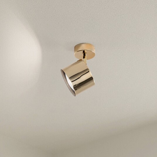 Argon Downlight Chloe svingbar 1 lyskilde stål messingfarget