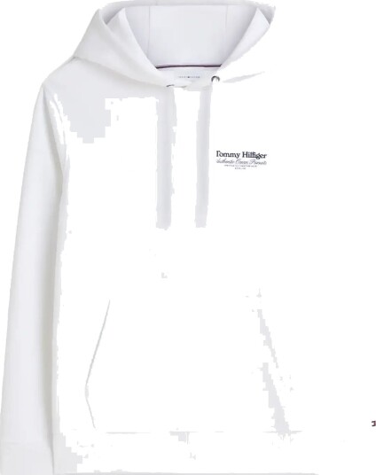Tommy Hilfiger Nautical Back Graphic Hoody   White   XXL