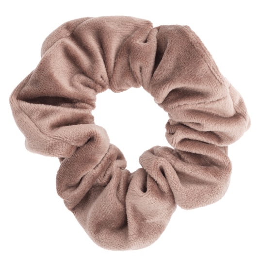 DARK Velvet Scrunchie Warm Taupe DARK Velvet Scrunchie Warm Taupe