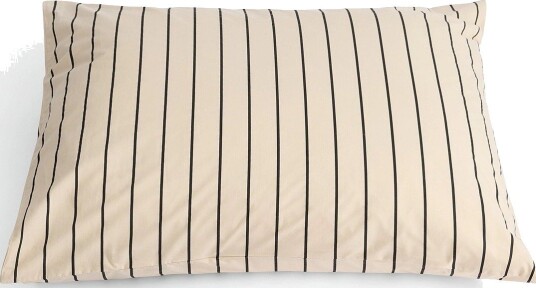 Bongusta Percale Pillow Case - CREME & INK - 50X70 cm