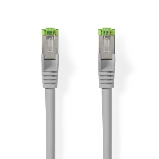 Nedis Cat 8.1 S/FTP Nettverkskabel 20m Grå Dobbeltskjermet