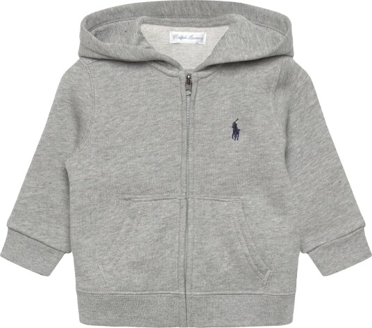 Ralph Lauren Baby Fleece Full-Zip Hoodie Grey 85-90