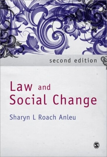 Law And Social Change Av Sharyn L Roach Anleu