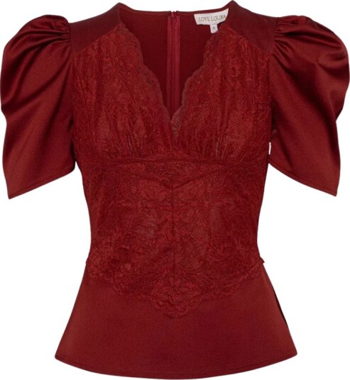 Love Lolina Dame Bluser & Skjorter Rød XS, Love Lolina Dame Bluser & Skjorter Rød XS,