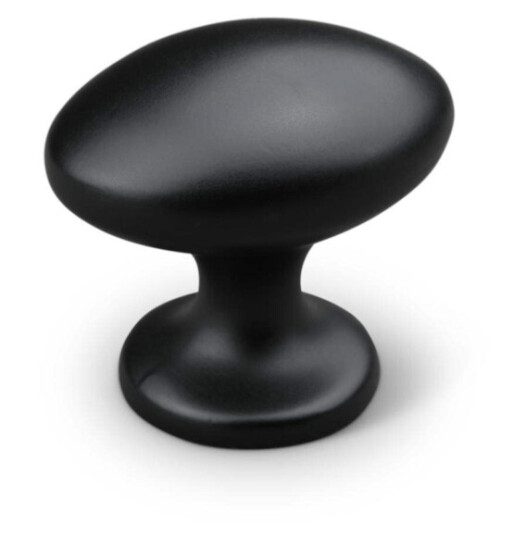 THEOFILS KNOTT FORIO Ø38MM MATT SORT THEOFILS KNOTT FORIO Ø38MM MATT SORT