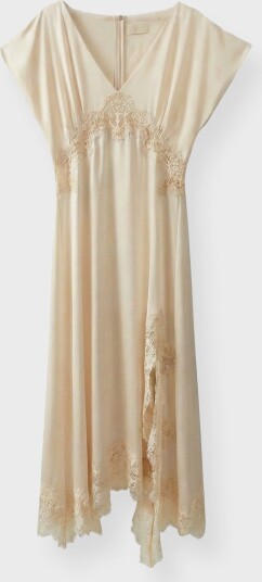 Wakakuu Icons Ray Lace Dress  Ljusgul S