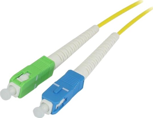 SYNERGY LWL-1-Faser-Patchk.  1,0mtr.SC-SCAPC 9/125u OS2 G657A2 AD=2mm flexible Knickschutztülle  Synergy21,