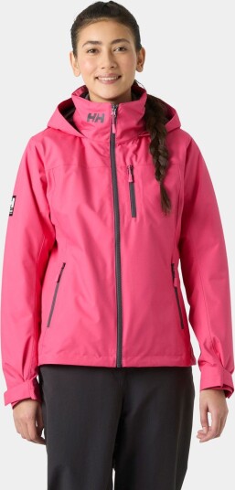 Helly Hansen Crew Mellomlags Seilerjakke Med Hette 2.0 Dame Rosa XL