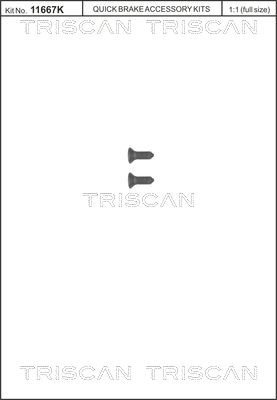 Bolt bremseskive QUICK BRAKE 11667K Bolt bremseskive QUICK BRAKE 11667K