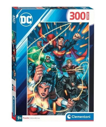 Clementoni Jigsaw Puzzle Super Color DC Comics Justice League 300pcs. Gulv