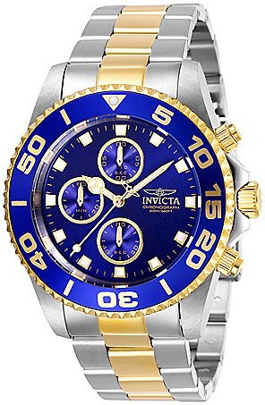 Invicta Herreklokke 28692 Pro Diver Blå/Gulltonet stål Ø43 mm Invicta Herreklokke 28692 Pro Diver Blå/Gulltonet stål Ø43 mm