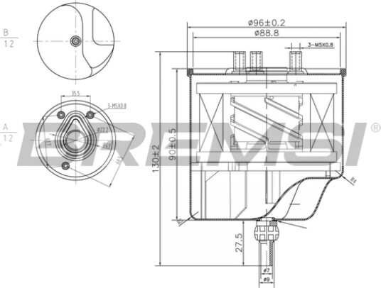 Drivstoffilter BREMSI FE0156 Drivstoffilter BREMSI FE0156