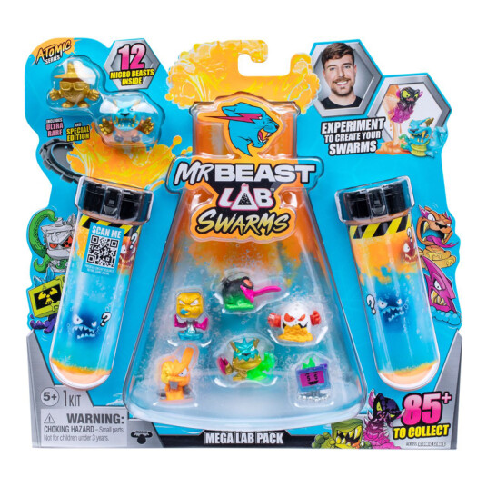 Beast Lab MrBeast LAB Swarms S2 Atomic Series 12 Pakning Panther Claws Beast Lab MrBeast LAB Swarms S2 Atomic Series 12 Pakning Panther Claws