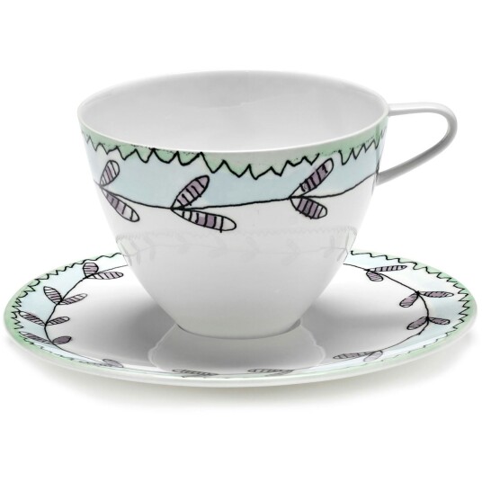 Serax Blossom Milk Cappuccinokopp Med Tallerken