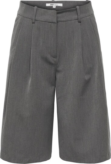ONLY Onlnalina Mw Bermuda Shorts Tlr   Grey   36
