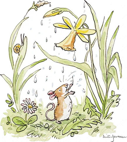 April Shower kaffe servietter