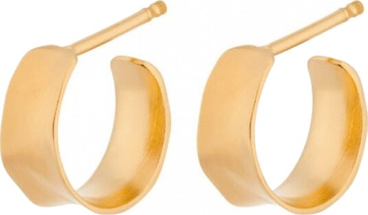 Pernille Corydon Mini Saga Øreringe 18 kt Forgyldt E-407-GP - Dame - 925 sterling silver