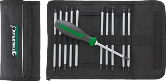 Stahlwille 4798 Adapter-Bitssett (11 Deler) Spor/Kryss Phillips/Pozidriv/Unbrako/Torx