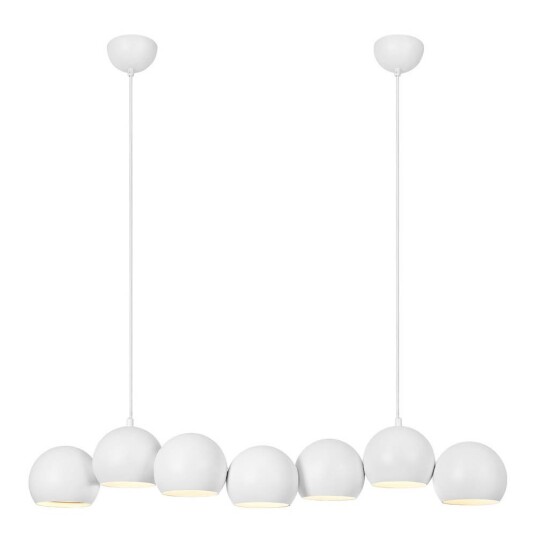 Markslöjd - Cupolo pendellampe 7 lys 101 cm hvit