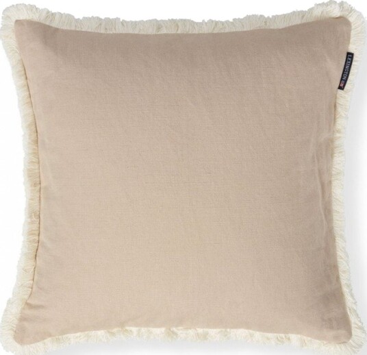 Lexington Home Linen/Cotton Fringe Pillow Cover - Beige - 50X50 Lexington Home Linen/Cotton Fringe Pillow Cover - Beige - 50X50