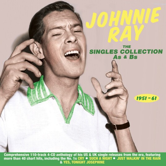 Johnnie Ray The Singles Collection A's & B's 195161 CD Johnnie Ray The Singles Collection A's & B's 195161 CD
