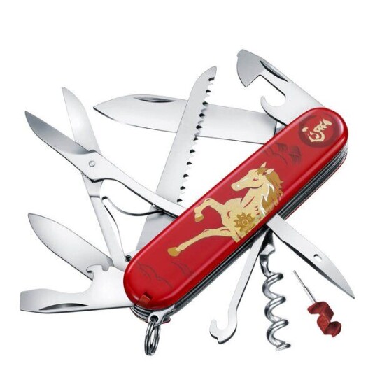 Victorinox Huntsman lommekniv 91mm 16 funksjoner Year of the Horse 2026 Victorinox Huntsman lommekniv 91mm 16 funksjoner Year of the Horse 2026