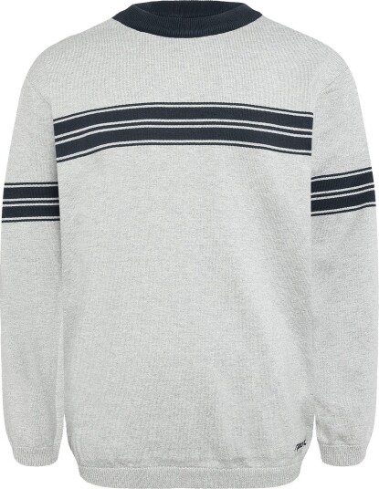 Rip Curl Archive Twu Stripe Crew Knit GREY MARLE L