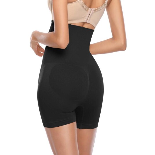 B2X Shapewear Shorts Høy Midje Svart B2X Shapewear Shorts Høy Midje Svart