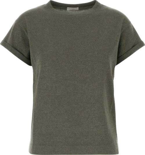 Brunello Cucinelli Dame Strikkevarer Grønn S,
