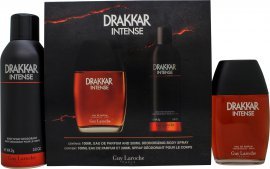 Guy Laroche Drakkar Intense Gift Set 100ml EDP + 200ml Deodorant Spray Guy Laroche Drakkar Intense Gift Set 100ml EDP + 200ml Deodorant Spray