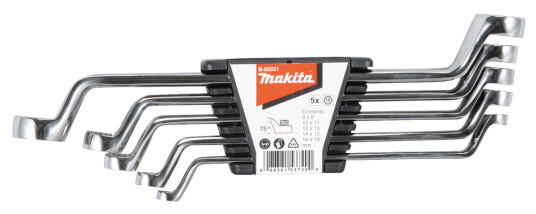 Makita Ringnøkkel Dobbel 8-19mm Sett Med 5 Deler Makita Ringnøkkel Dobbel 8-19mm Sett Med 5 Deler