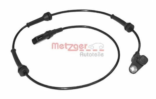 Sensor, ABS METZGER 0900022