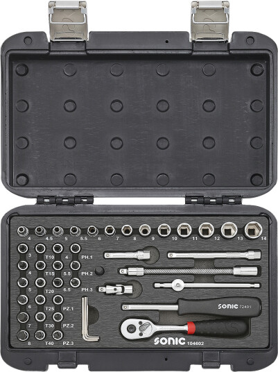 Combi kit. 1/4 «. 46 deler. Bmcs