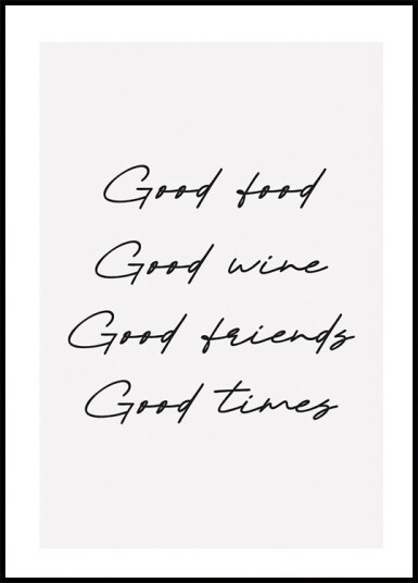 Good Plakat Plakat / 70x100cm