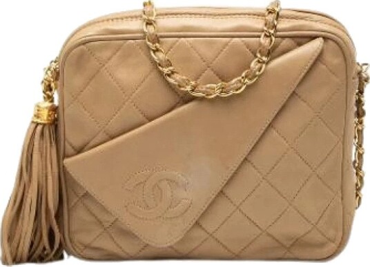 Chanel Vintage Dame Pre owned Beige ONE SIZE, Chanel Vintage Dame Pre owned Beige ONE SIZE,
