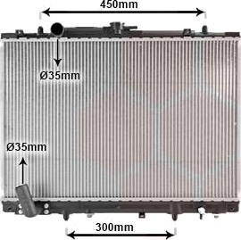 VAN WEZEL 32002157 Radiator motorkjøling VAN WEZEL 32002157 Radiator motorkjøling