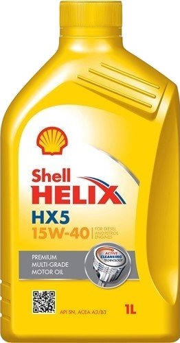 Motorolje SHELL HELIX HX5 15W40 1L
