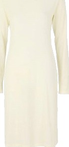 Damella Wool Long Sleeved Nightdress Benhvit merinoull X-Large Dame