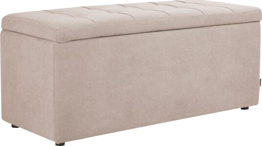 Fotpall Orem Beige/svart - Beige/svart