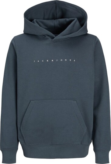 Jack & Jones Junior Hettegenser jjeStar JJ Sweat Hood Noos Jnr Grå