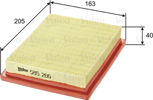 Luftfilter VALEO 585266
