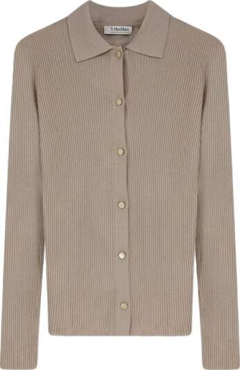 Max Mara Dame Strikkevarer Beige XL, Max Mara Dame Strikkevarer Beige XL,