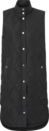 KAFFE Vest kaMeria Quilted Waist Coat Svart KAFFE Vest kaMeria Quilted Waist Coat Svart