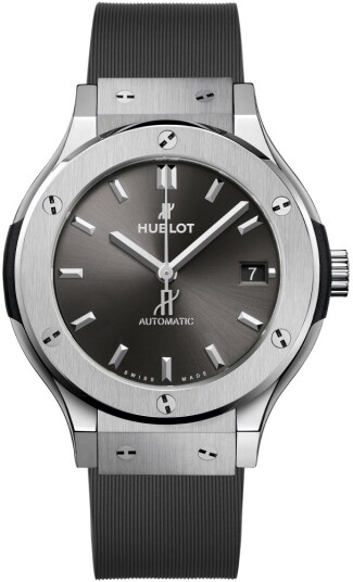 Hublot Herreklokke 565.NX.7071.RX Classic Fusion Grå/Gummi Ø38 mm