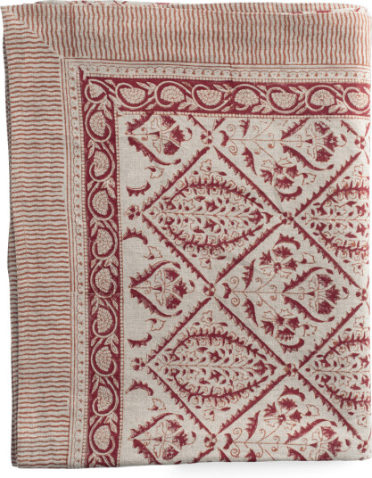 Jaipur linduk 150x350 cm rød Jaipur linduk 150x350 cm rød