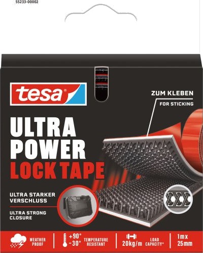 Tesa 552330000200 Sort Rød 25 Mm 1000 Mm 1 Stykker Boks