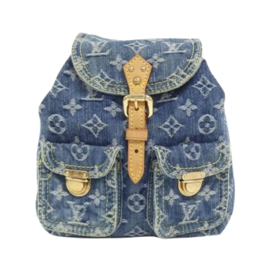 Louis Vuitton Vintage Dame Blå Louis Vuitton Vintage Dame Blå