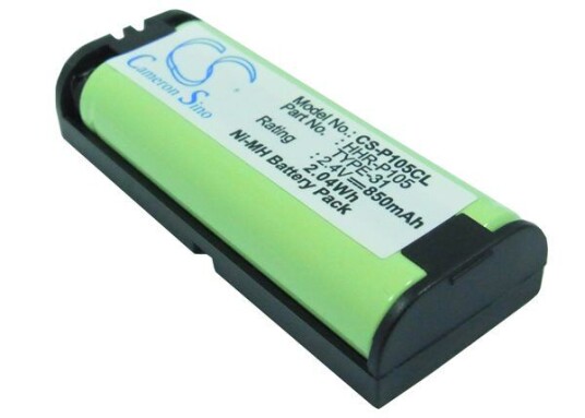 Panasonic KX-TG2622 batteri (850 mAh 2.4 V) Panasonic KX-TG2622 batteri (850 mAh 2.4 V)