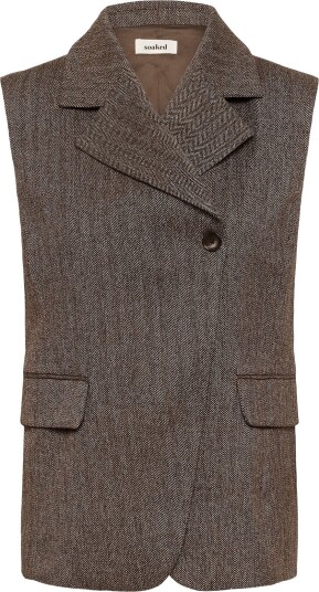 Soaked Slkango Waistcoat Brown M