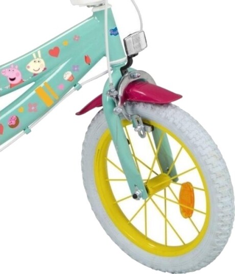 Toimsa Peppa Pig Barnesykkel 14" Grønn for 4-6 år Toimsa Peppa Pig Barnesykkel 14" Grønn for 4-6 år